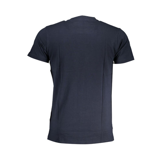 Blaues Baumwoll-T-Shirt der Cavalli Class