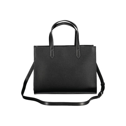 Mario Valentino Black Polyethylene Women Handbag