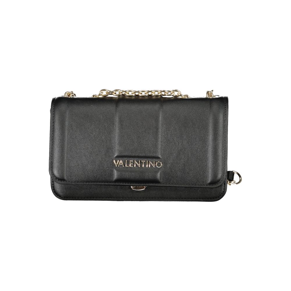Mario Valentino Schwarze Polyethylen-Damenhandtasche
