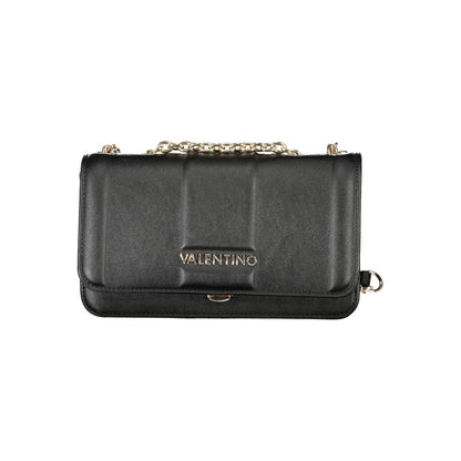Mario Valentino Schwarze Polyethylen-Damenhandtasche