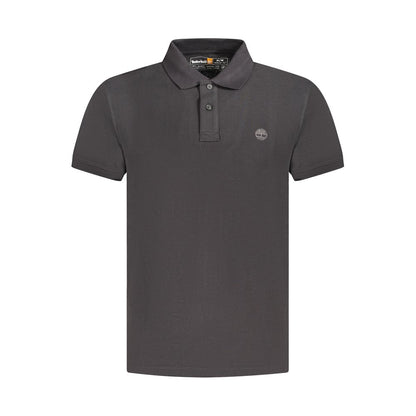 Timberland Poloshirt aus schwarzer Baumwolle für Herren