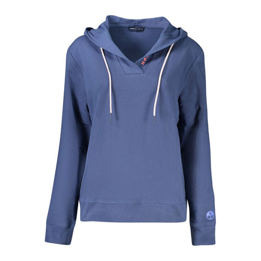 North Sails Blue Cotton Women Sweater