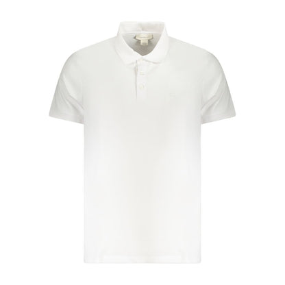 Calvin Klein Herren Poloshirt aus weißer Baumwolle