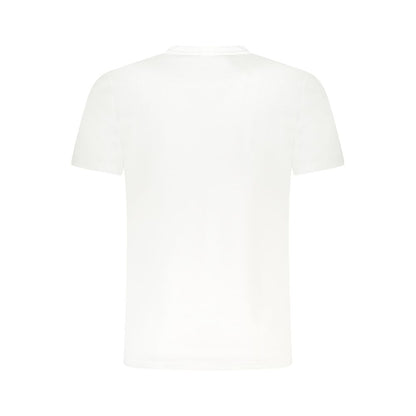 Cavalli Class Weißes Herren-T-Shirt aus Baumwolle