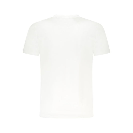 Cavalli Class Weißes Herren-T-Shirt aus Baumwolle