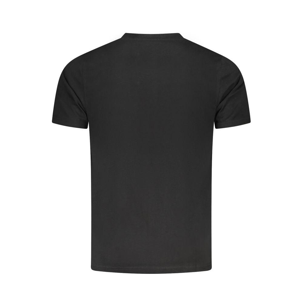 Schwarzes Baumwoll-T-Shirt der Cavalli Class