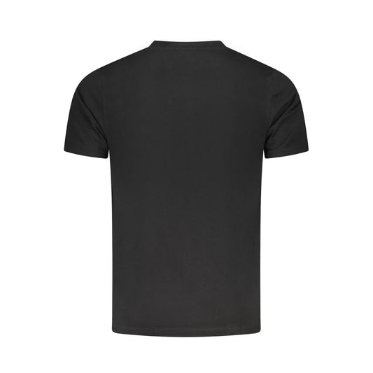 Schwarzes Baumwoll-T-Shirt der Cavalli Class