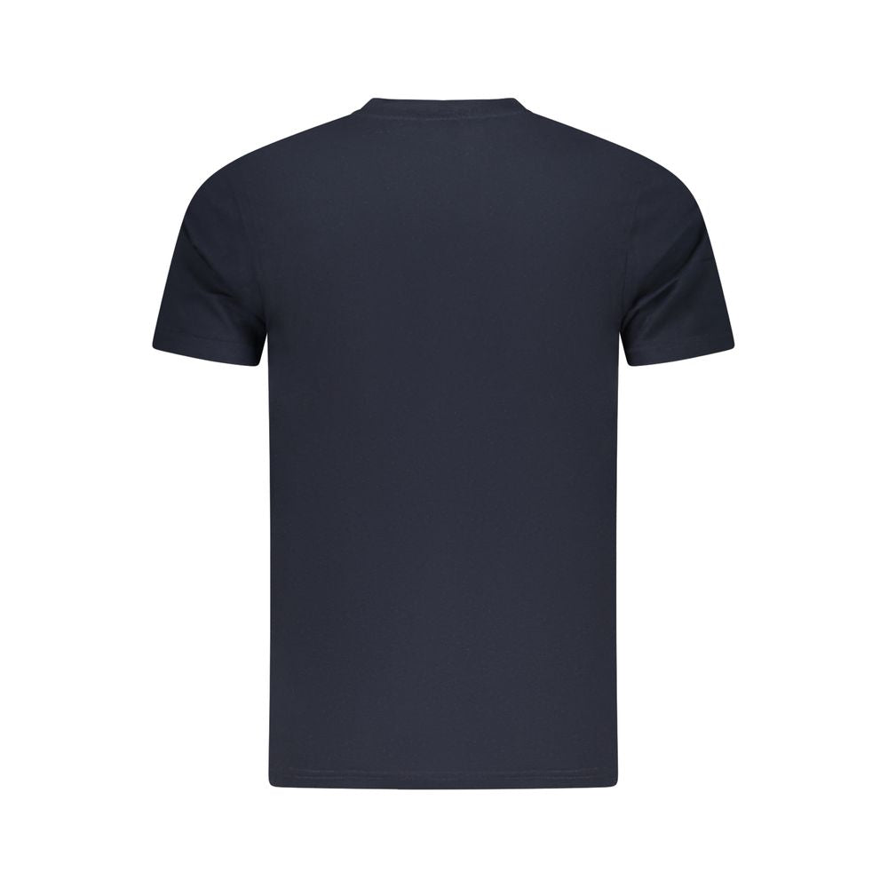 Cavalli Class Herren-T-Shirt aus blauer Baumwolle