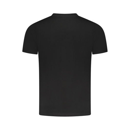 Cavalli Class Schwarzes Herren-T-Shirt aus Baumwolle