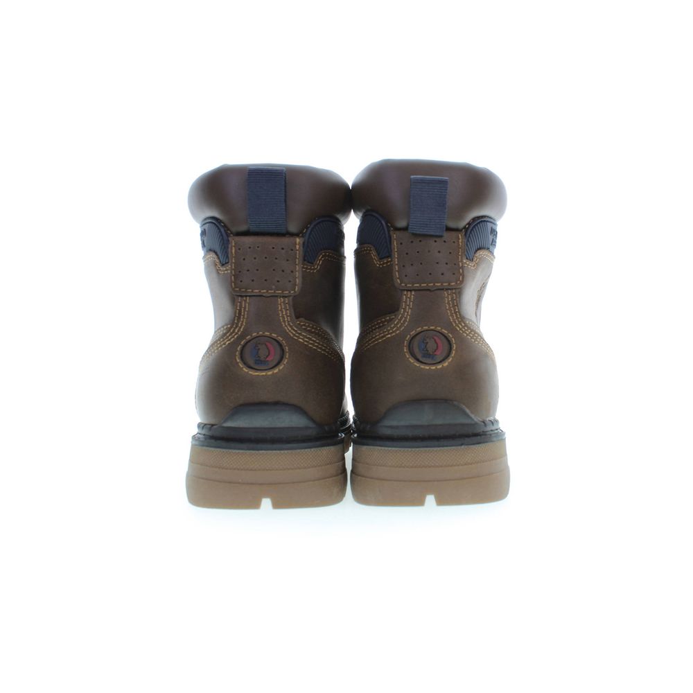 US POLO ASSN. Brauner Polyester-Herrenstiefel