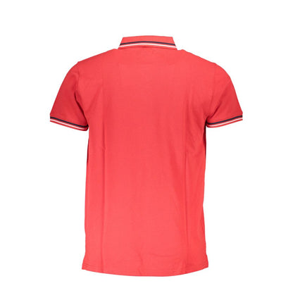 Cavalli Class Rotes Poloshirt aus Baumwolle für Herren