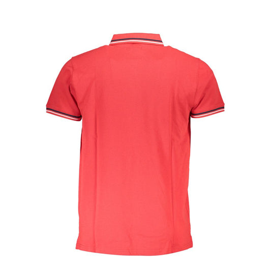 Cavalli Class Rotes Poloshirt aus Baumwolle für Herren