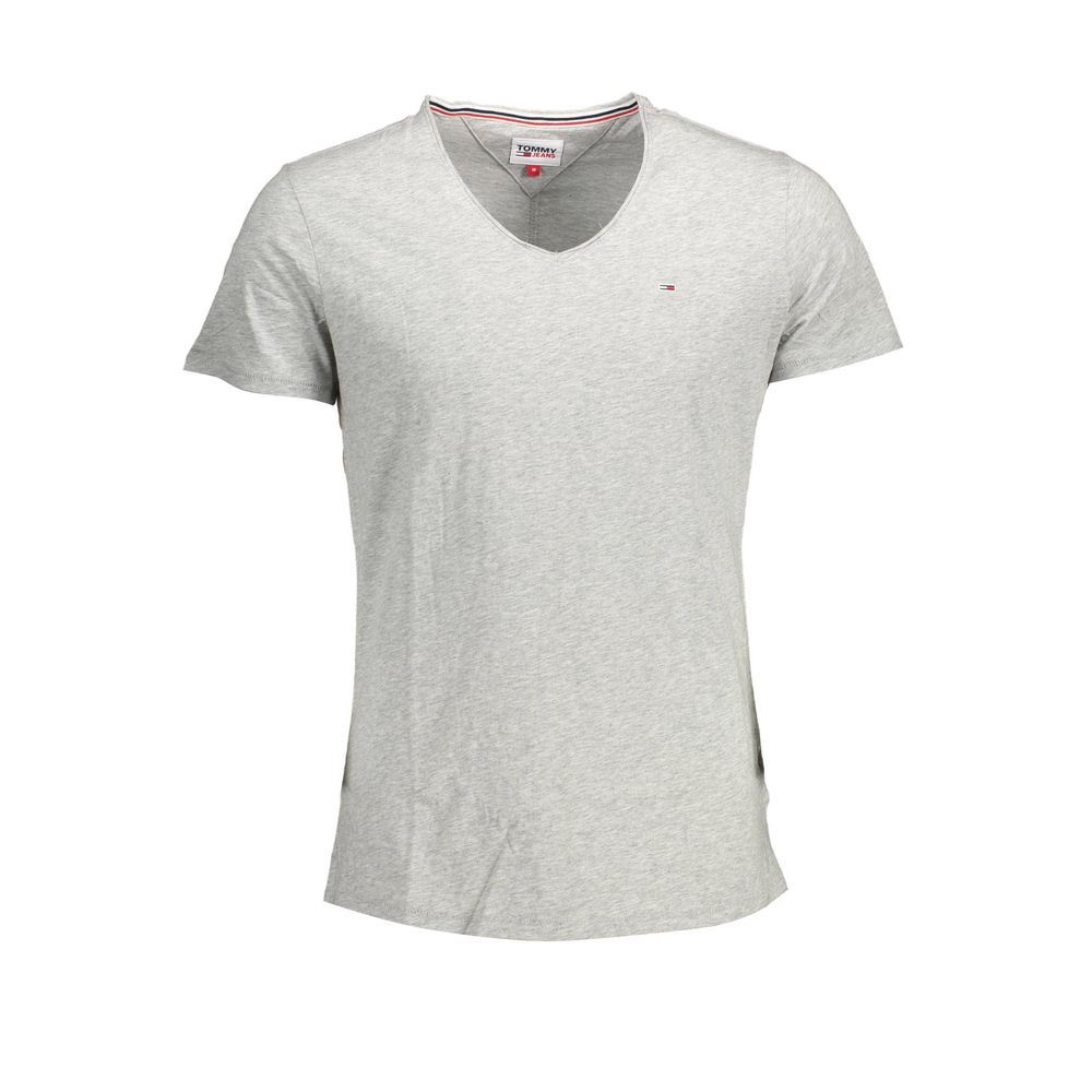 Tommy Hilfiger – Braunes Herren-T-Shirt aus Baumwolle