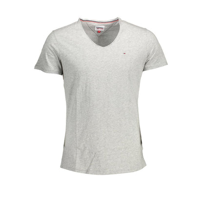 Tommy Hilfiger – Braunes Herren-T-Shirt aus Baumwolle