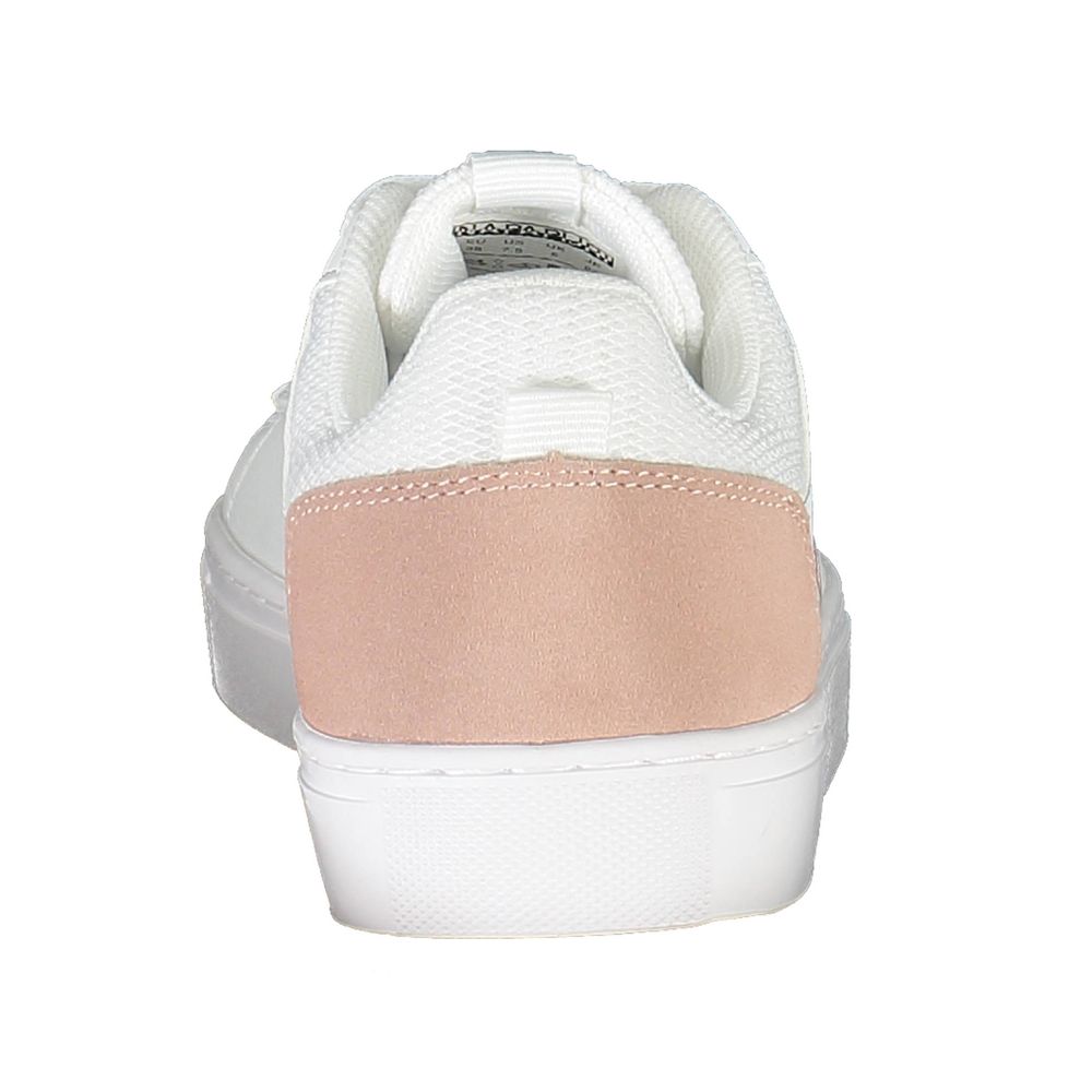 Napapijri Damen Sneaker aus weißem Leder