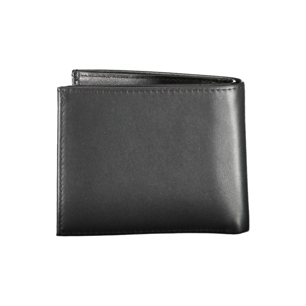 Calvin Klein Herren-Geldbörse aus schwarzem Leder
