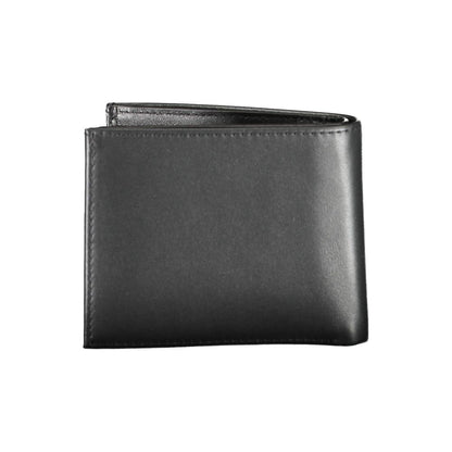 Calvin Klein Herren-Geldbörse aus schwarzem Leder
