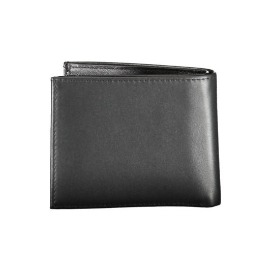 Calvin Klein Herren-Geldbörse aus schwarzem Leder