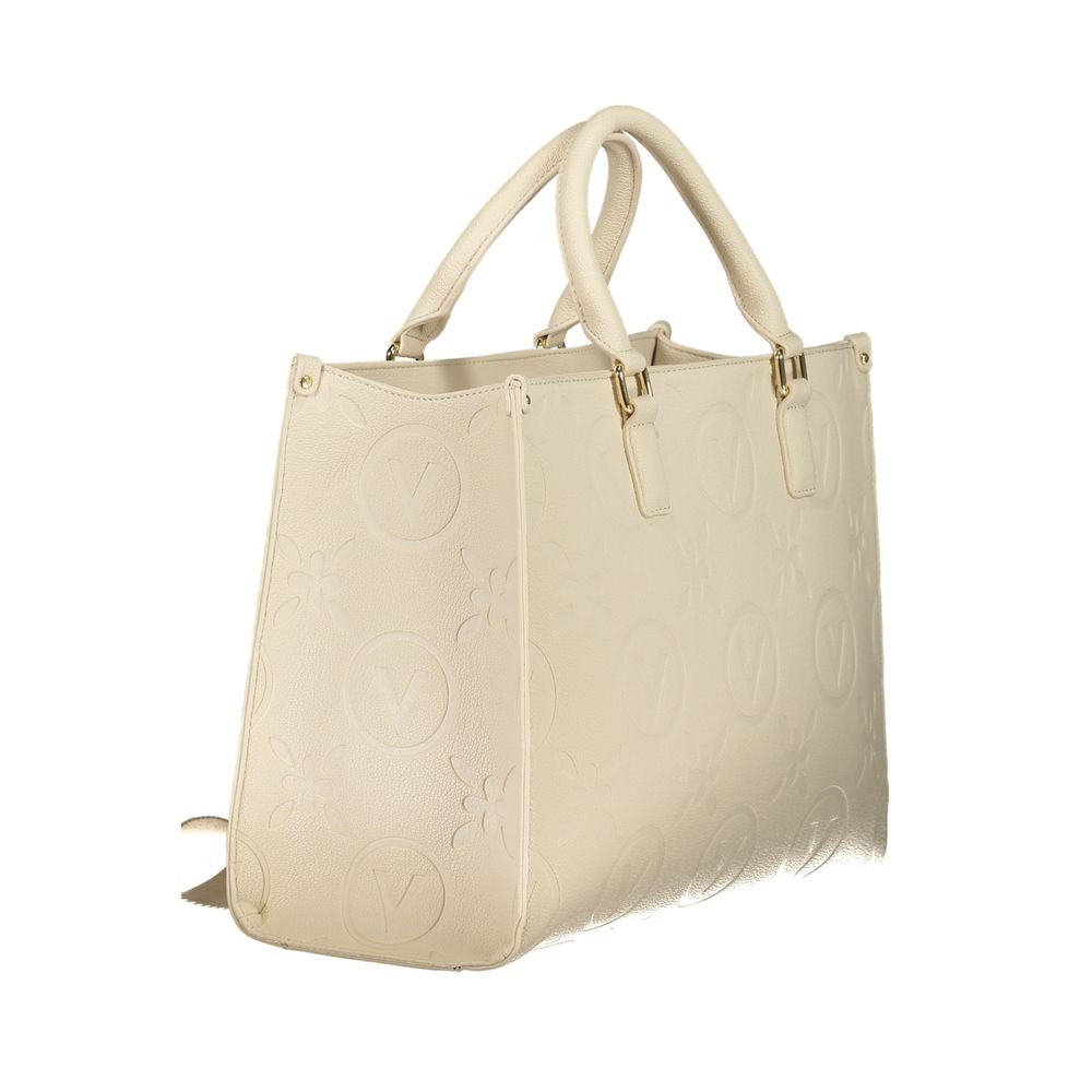 Mario Valentino Beige Polyethylen Damen Handtasche