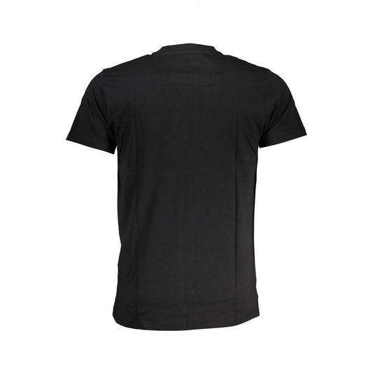Schwarzes Baumwoll-T-Shirt der Cavalli Class