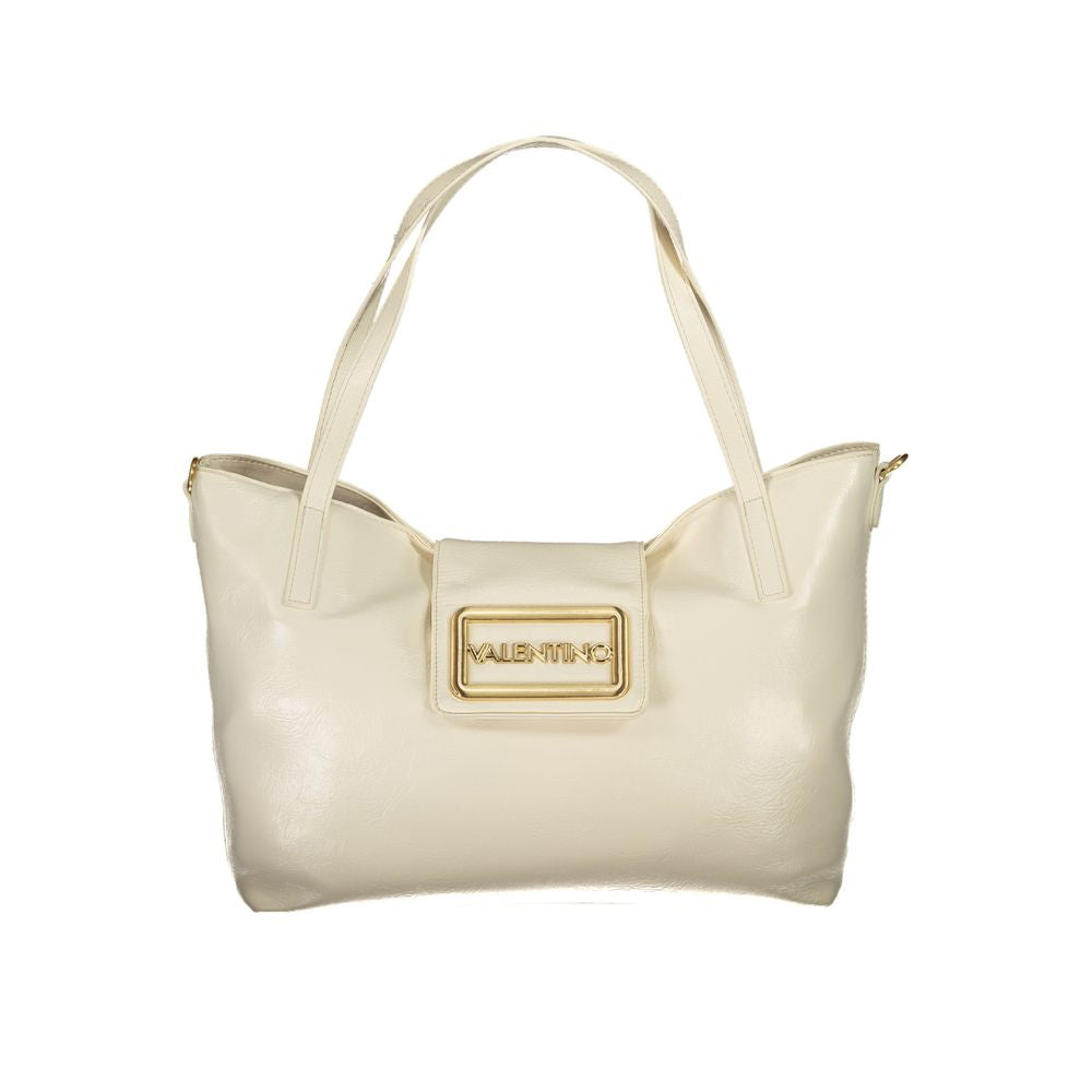 Mario Valentino Beige Polyethylen Damen Handtasche