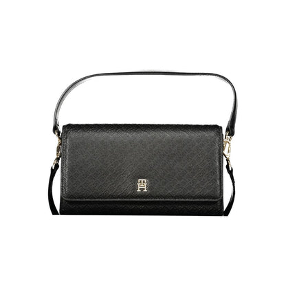 Tommy Hilfiger – Schwarze Polyethylen-Handtasche für Damen