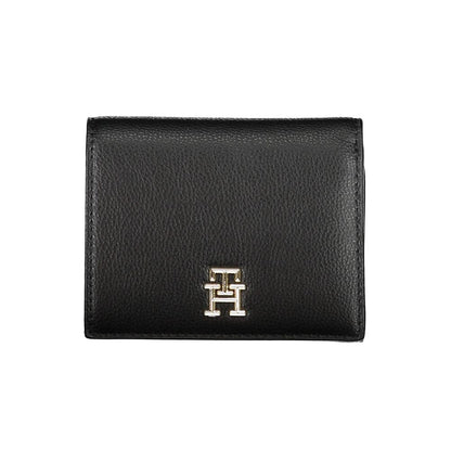 Tommy Hilfiger – Schwarze Polyethylen-Geldbörse für Damen