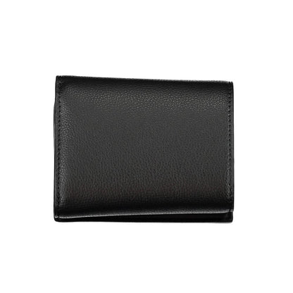 Tommy Hilfiger – Schwarze Polyethylen-Geldbörse für Damen