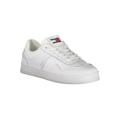 Tommy Hilfiger – Weiße Polyethylen-Sneaker für Damen