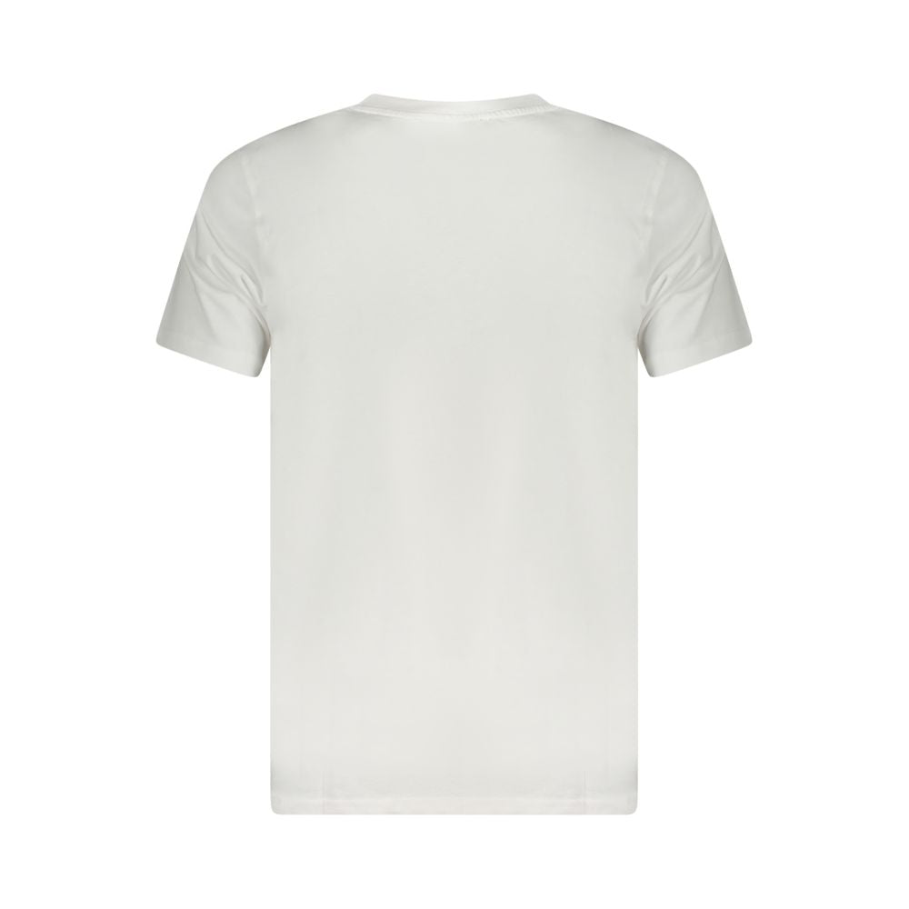Cavalli Class Weißes Herren-T-Shirt aus Baumwolle