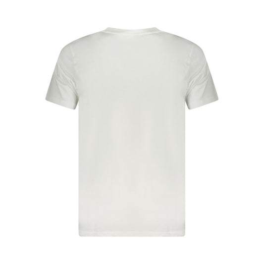 Cavalli Class Weißes Herren-T-Shirt aus Baumwolle
