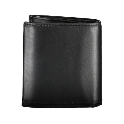 Calvin Klein Herren-Geldbörse aus schwarzem Leder