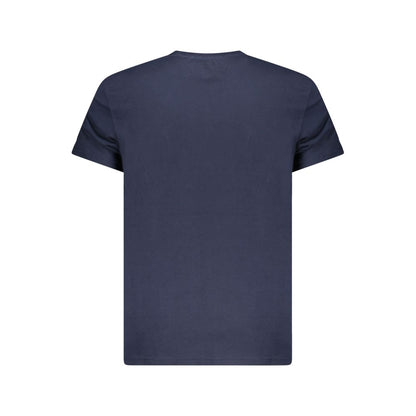 Tommy Hilfiger – Blaues Baumwoll-T-Shirt für Herren