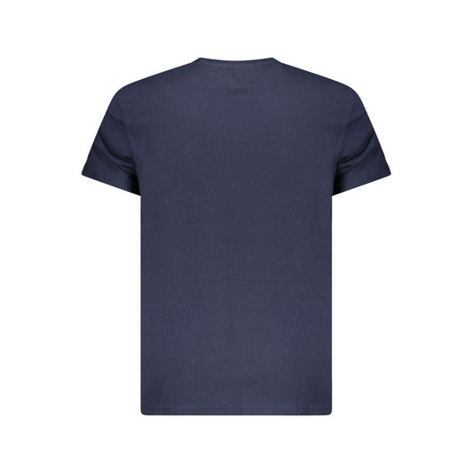 Tommy Hilfiger – Blaues Baumwoll-T-Shirt für Herren