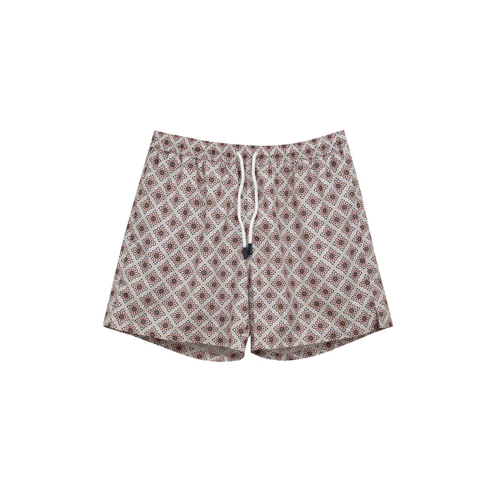 Gran Sasso Pink Polyester Swim Shorts