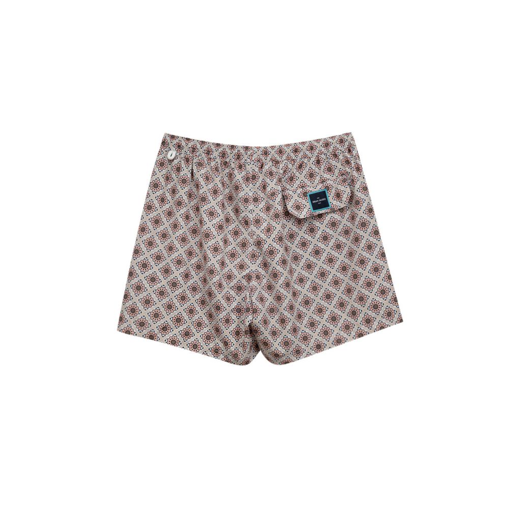 Gran Sasso Pink Polyester Swim Shorts