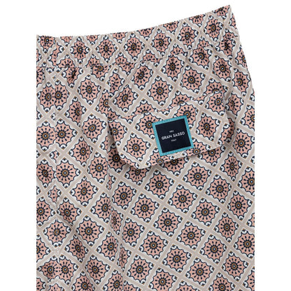 Gran Sasso Pink Polyester Swim Shorts