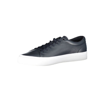 Tommy Hilfiger – Blaue Leder-Sneaker für Herren