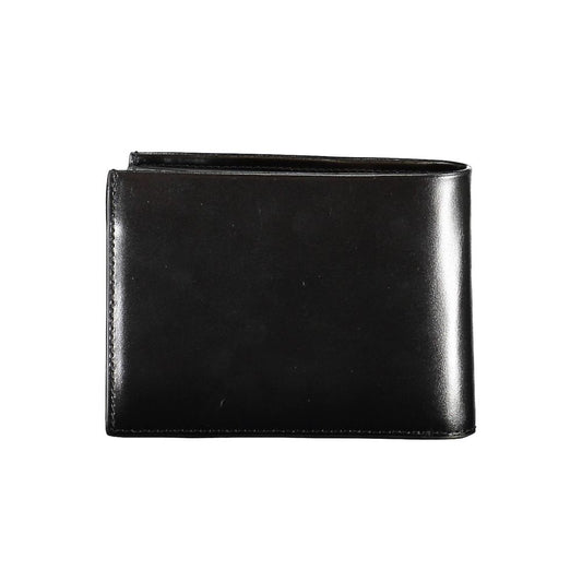 Calvin Klein Herren-Geldbörse aus schwarzem Leder