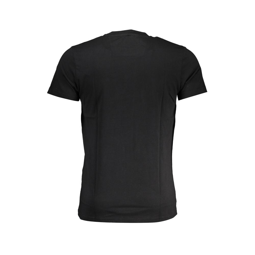 Schwarzes Baumwoll-T-Shirt der Cavalli Class
