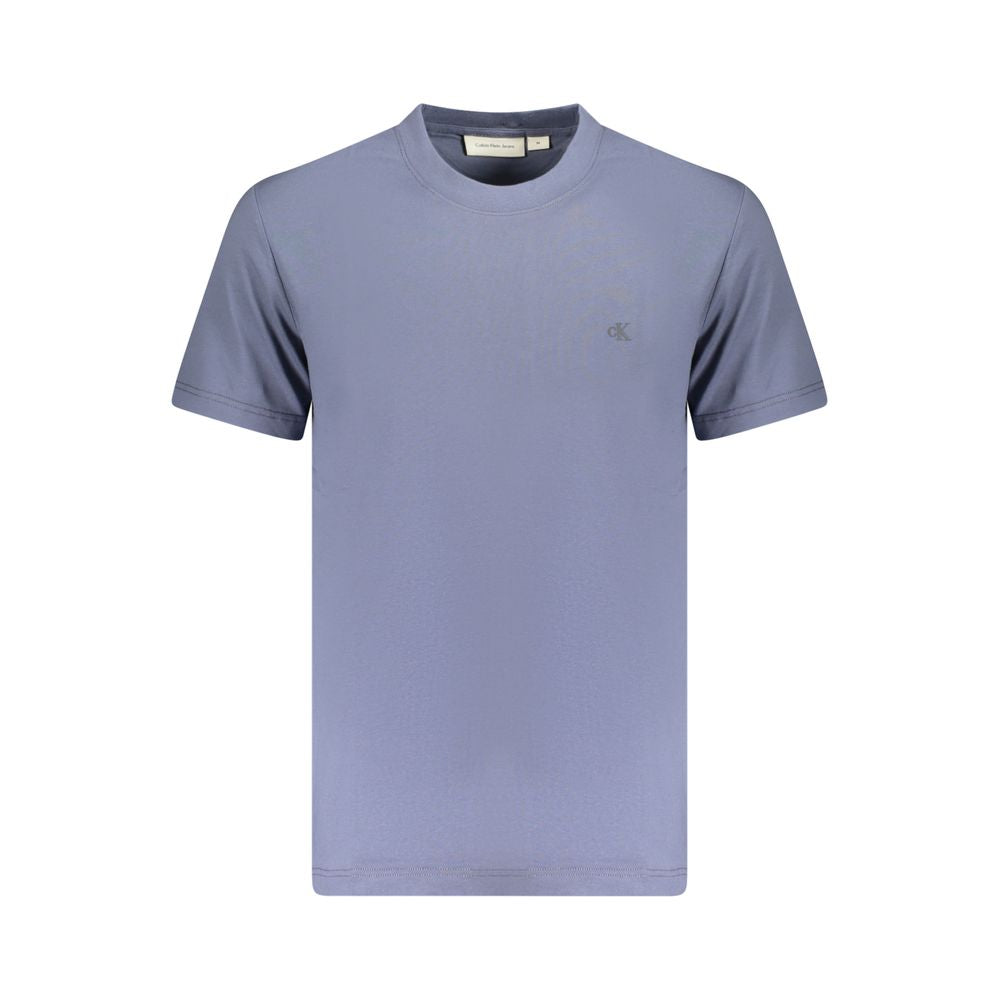 Calvin Klein Herren-T-Shirt aus blauer Baumwolle