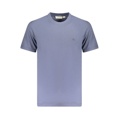 Calvin Klein Herren-T-Shirt aus blauer Baumwolle