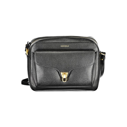 Coccinelle Damen Handtasche aus schwarzem Leder