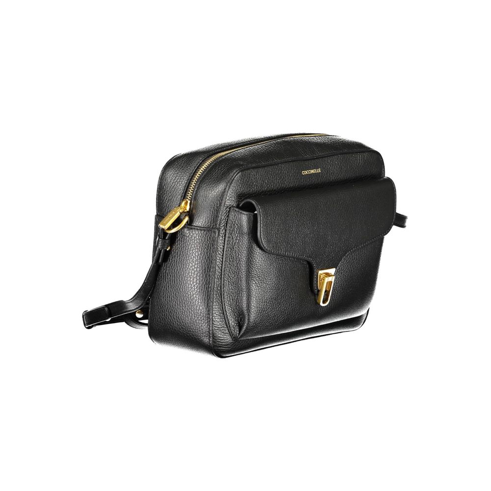 Coccinelle Damen Handtasche aus schwarzem Leder
