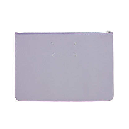 Maison Margiela – Lilafarbene Clutch aus Kalbsleder