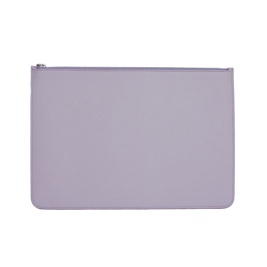 Maison Margiela – Lilafarbene Clutch aus Kalbsleder