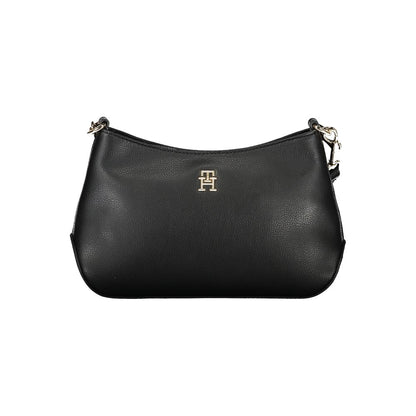 Tommy Hilfiger – Schwarze Polyester-Handtasche