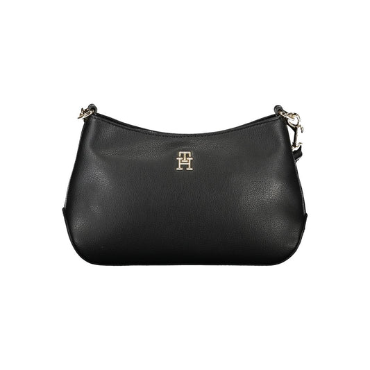Tommy Hilfiger – Schwarze Polyester-Handtasche
