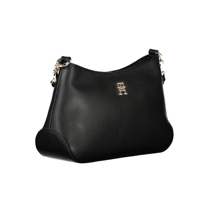 Tommy Hilfiger – Schwarze Polyester-Handtasche
