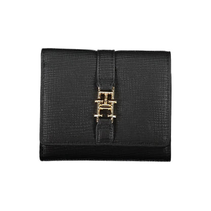 Tommy Hilfiger – Schwarze Polyethylen-Geldbörse für Damen